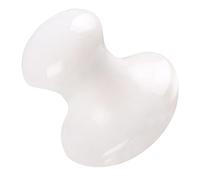 Hemobllo Herramienta Natural Tamaño Mediano 1 Unidad Masajeador de Piedras de Jade Forma de Hongo Terapia de Puntos Gatillo Cuidado Piel para Masaje Facial y Corporal