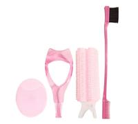 Hemobllo Herramientas de Belleza Cepillo Depurador Facial para Mujeres Rizadores de Pelo sin Calor Juego de Rodillos Reutilizables Compañero de Pestañas para Maquillaje Casa