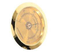 Hemobllo Higrómetro para Estuche de Guitarra Acústica Medidor de Humedad Pequeño Metálico Monitor de Humedad Portátil para Cuidado de Instrumentos de Cuerda de Madera