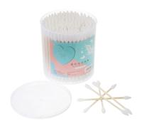 Hemobllo Hisopos de Algodón para Bebés con Punta Doble Espiral, Palito de Papel Resistente, 400 Unidades (2 Cajas de 200), Bastoncillos de Algodón de Limpieza para Maquillaje y Cuidado