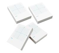 Hemobllo Hojas de Práctica de Matemáticas Papel Cuadriculado para Gráficos 4 Libros 100 Hojas por Libro Blanco Ejes Xy y Cara en Blanco para Ejercicios y Notas Escolares