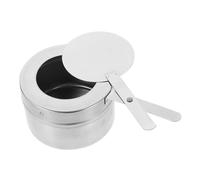Hemobllo Hornillo de Alcohol Inoxidable para Camping y Exterior Estufa Portátil Resistente para Cocinar Caja de Combustible Sólida para Picnic y Senderismo