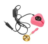 Hemobllo Horno Eléctrico para Fundir Cera de Sellos con Cuchara Diseño Portátil y Fácil Limpieza Calentador de Cera Reutilizable para Manualidades DIY Color Rosa Elegante Compatible