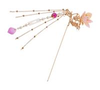 Hemobllo Horquilla De Perla Estilo Chino Retro Pinza Para Pelo Larga Borlas Accesorio Clásico Para Mujer y Niña Adecuado Para Bodas y Festivales Tradicionales