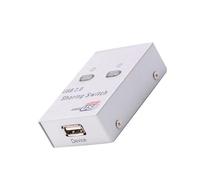 Hemobllo Impresora Compartida Conmutador USB Selector De Escáner y Impresora Automático