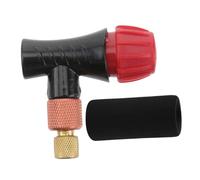 Hemobllo Inflador de Neumáticos Doble Válvula para Bicicleta con Control y Funda de Esponja Inflador Portátil Compatible con Bicicletas de y Carretera Rápido y Duradero