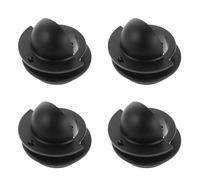 Hemobllo Inserto para Portería de Futbolín 8 Piezas, Copas de Entrada de Plástico Negro 2 Orificios para Reparación, Accesorio para Mesa de Futbol, Manga para Agujero de Puntuación, Kit