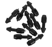 Hemobllo Insertos de Goma para Pesca Submarina 10 Piezas Negros Accesorios Resistentes a Rayos UV para Bandas Elásticas de Fusil de Pesca Estabilizador Flexible para Uso en Agua Salada