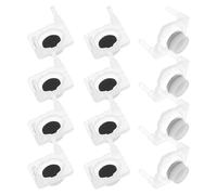 Hemobllo Interruptores de Botón de Silicona 40 Piezas, Pulsador Momentáneo Plano para Electrodomésticos Cocina, Compatible Control Remoto, Microondas, Máquina de Mahjong y Olla Arrocera