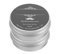 Hemobllo Jabón de afeitar y limpieza facial para hombre 2 unidades con aceite esencial de hidratante portátil para uso en viajes y cuidado de la