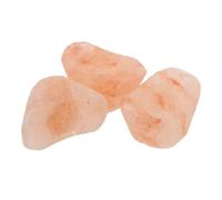 Hemobllo Jabón Exfoliante Corporal de Sal Mineral Rosa en Barra, 3 Piezas, Forma Lingote Tallado a Mano para Limpieza Profunda y Relajación en Spa