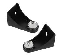 Hemobllo Jabonera Magnética Para Ducha 2 Piezas Soporte De Jabón Magnético Negro Ventosa Para Baño y Cocina Organizador Práctico