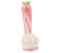 Hemobllo Jarrón De Cerámica Forma De Conejo Maceta Decorativa para Suculentas Jarrón De Animales Decoración Divertida para Escritorio y Hogar