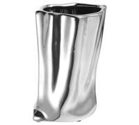 Hemobllo Jarrón de Cerámica Moderno Decorativo Pequeño Florero Artístico para Estantería Mesa de Comedor y Arreglo Floral Resistente y Versátil y Secas