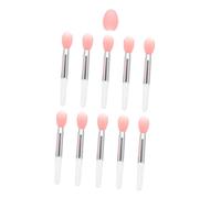 Hemobllo Juego de 10 Pinceles para Labios de Silicona Semitransparente Aplicador para Mascarilla Labial, Herramienta Cosmética Práctica para Maquillaje Facial y Cuidado Diario