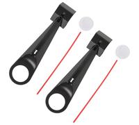 Hemobllo Juego de 2 Cepillos Limpiadores de Cadena para Motocicleta y Bicicleta Herramienta Antisalpicaduras de Plástico Resistente para Mantenimiento Preciso y Lubricación Eficaz Taller