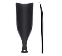 Hemobllo Juego de 2 Placas para Teñir el Cabello Negro, Herramienta Profesional de Plástico para Aplicación Rápida y Protección del Cuero Cabelludo en Uso Doméstico y Salón