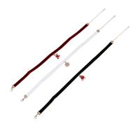 Hemobllo Juego de 3 Collares Navideños de Terciopelo para Mujer, Diseño Temático (calcetín, Copo de Nieve y Campana), Accesorios de Fiesta Elegantes para Navidad y Reuniones Familiares