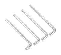 Hemobllo Juego de 4 Pasadores en L para Pilas de Pesas de Gimnasio Aleación de Aluminio M10 135Mm Accesorios para Equipos de Fitness Soporte Seguro para Contrapesos y Máquinas de