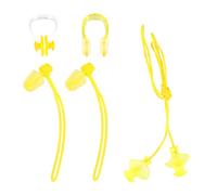 Hemobllo Juego de 4 Pinza Nasal para Impermeables PVC Adultos Kit de Protección para Natación y Ducha