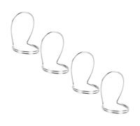 Hemobllo Juego de 4 Púas Metálicas Huecas para Dedos Adecuado para Interpretación Púas para Pulgar E Índice, Tamaño 1 Grande y 3 Pequeñas, Color Plateado Accesorio para Guitarra y Banjo