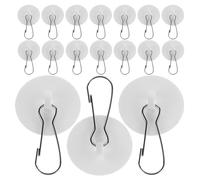 Hemobllo Juego de 80 Ganchos Adhesivos para Techo Transparentes, Redondos Autoadhesivos de Disco, Tamaño Pequeño, sin Taladrar, para Colgar Decoración de Fiesta, Luces, Plantas