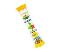Hemobllo Juguete Educativo Caleidoscopio Amarillo para Bebés Comunicación Padre-hijo y Conciencia Auditiva, Material Plástico Adecuado para Entrenamiento de Agarre