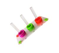 Hemobllo Juguete Educativo Color Aleatorio Pájaros y Loros Diseño para de Anillos de Acrílico Que el Ejercicio y Es Seguro para Aves Pequeñas y Periquitos