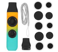 Hemobllo Kazoo Juego de 1 Set de Plástico Tono Ajustable Portátil y Fácil de Tocar para Niños Iniciación Musical para Acompañar Guitarra y Otros Instrumentos