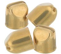 Hemobllo Kit de 4 Cuñas de Mango de Latón Cónicas y Portátiles para Cuchillos de Cocina, Accesorios DIY para Fijadores y Repuestos de Tiradores Dorados