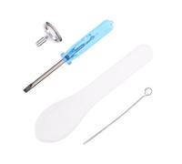 Hemobllo Kit De Embudos Pequeños para Urnas Embudo Metálico De Acero Inoxidable Diminuto 4 Piezas Cuchara y Destornillador Azul Accesorio para Joyas De Cremación y Urnas Pequeñas