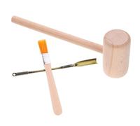 Hemobllo Kit de Excavación Arqueológica para Herramientas Reales de Madera y Cepillo Mediano para Explorar Gemas y Fósiles Juguetes Educativos para Desarrollo y Diversión Infantil