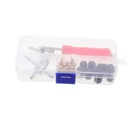 Hemobllo Kit de Herramientas para Válvula de Neumático con Desmontador de Núcleo de Válvula de Cobre Herramienta de Extracción Instalación para Coches Motos Camiones y Atv