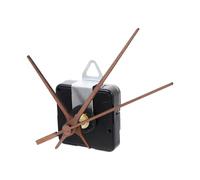 Hemobllo Kit de Reloj de Pared DIY Mecanismo Silencioso y Manecillas de Madera de Nogal para Reparación de Relojes en Salón y Oficina, Piezas Duraderas de Repuesto