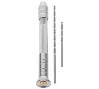 Hemobllo Kit de Taladro Manual de Precisión para Velas, Herramienta de Perforación Rotatoria, Juego de 3 Piezas, para DIY