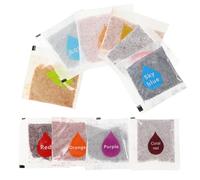 Hemobllo Kit de Teñido Anudado 10 Piezas de Polvo para Teñir Ropa Colores Ricos en Polvo para Manualidades y Uso Personal en Telas y Prendas