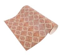 Hemobllo Lámina de Suelo Simulado para Casas de Muñecas Mini Tablero de Suelo Recortable en Diseño de Baldosas Accesorio para Decoración de Maquetas y Escenas en Miniatura