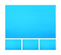 Hemobllo Láminas de Aluminio Anodizado A4 4 Piezas 0,2 Mm para Grabado Láser, Placas Metálicas para Manualidades Diy, Decoración del Hogar, Material Resistente y Flexible para Impresión