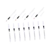 Hemobllo Lápices Delineadores De Ojos Blancos De Madera 24 Unidades Tamaño Práctico Línea Natural Maquillaje Mujer Uso Diario