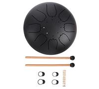 Hemobllo Lengüeta de Acero Portátil Instrumento de Percusión Tonos Útil para Yoga y Meditación de Mano de Material de Acero para Eventos al Aire