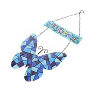 Hemobllo Letrero De Bienvenida De Diseño De Insecto De Hierro Decoración De Entrada Para Jardín Colgante De Pared De Hierro Forjado Adorno De Bienvenida Para Exterior Diseño De Figuras Para