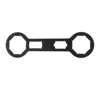 Hemobllo Llave para Tapa de Horquilla de Motocicleta Hierro Llave de Horquilla de Motocicleta 46mm y 50mm Negro Mecánicos y Aficionados al Bricolaje