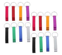Hemobllo Llavero Abrebotellas de Aleación de Aluminio 16 Piezas, Diseño Multifuncional y Ligero, Adecuado para Bar Llevar en Mochila o Bolso