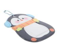 Hemobllo Llavero Dibujos Animados Portatarjetas PVC Pingüino Soporte Fotocard Multifunción para Tarjetas de Identificación y Funda Protectora Fácil de Limpiar para Estudiantes