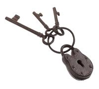 Hemobllo Llavero Vintage de Hierro Fundido Llave para de Jardín y Colgante de Pared en Hogar y Bar