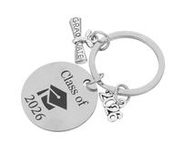 Hemobllo Llaveros de Graduación Generación Recuerdos Divertidos de Graduación Colgantes para Bolso Obsequio de Fiesta por Logros Académicos Llavero de Recuerdo Clase