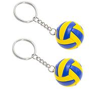 Hemobllo Llaveros de Voleibol Decorativos 2 Pcs Colgantes Exquisitos para Niños Accesorios Multifunción Portátil de Voleibol para Mochilas y Bolsos