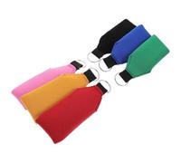 Hemobllo Llaveros Flotantes de Neopreno 6 Piezas Colores Surtidos Negro Rojo Rosa Azul Verde Naranja Colgantes para Llaves de Barco Llaveros para Deportes Acuáticos y Exteriores