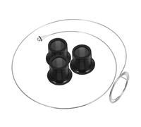 Hemobllo Lupa Clip para Relojero 4 Piezas Lentes de Cristal Transparente 5X 10X y 15X para Reparación de Relojes Joyería y Trabajos de Precisión