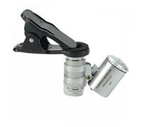 Hemobllo Lupa de microscopio Cargador portátil de joyero microscopía uñas de Gel electrónico Abrazadera Modelo ensayador condujo Pantalla para computadora Oro Mini microscopio Silver